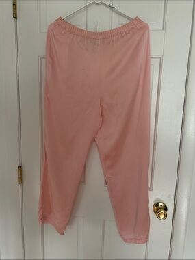 Vintage Courtney Rhodes Pink Satin Pajama Sleep Shorts / Lounge Pants